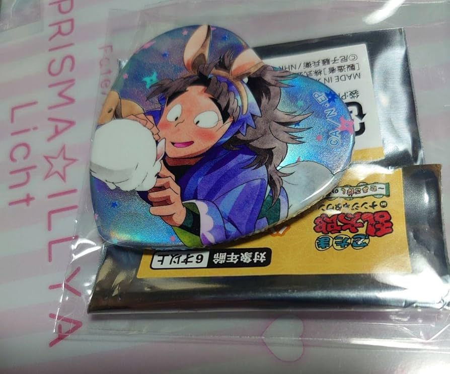 忍たま乱太郎 ナンジャ たまご探しの段 ハート缶バッジ 尾浜勘右衛門