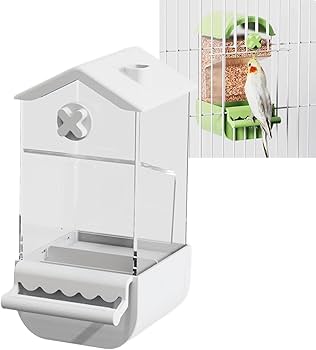 Amazon | 鳥 餌入れ ケージに固定 大容量 インコ 餌入れ おしゃれ 鳥