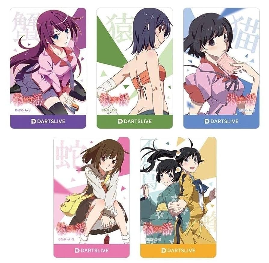 ダーツライブカード「戦場ヶ原 ひたぎ」 物語シリーズ ダーツハイブ ③