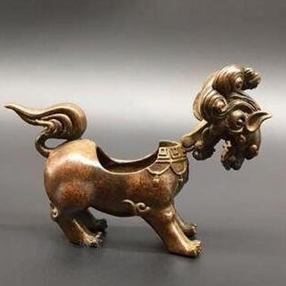 麒麟 銅器 銅製品 鎮宅辟邪 開運風水 招財 置物 工芸品 装飾品 麒麟