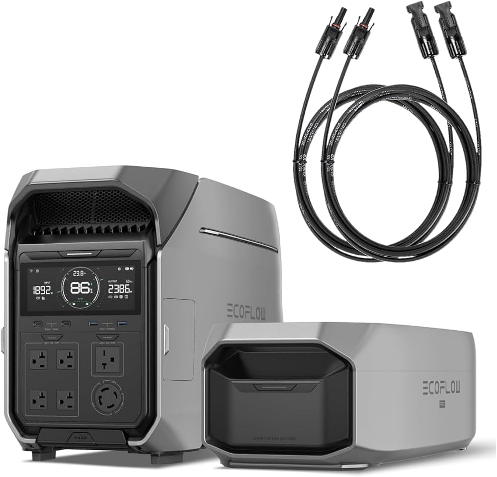 Amazon.co.jp: EcoFlow DELTA Pro3 ポータブル電源 + 専用エクストラ