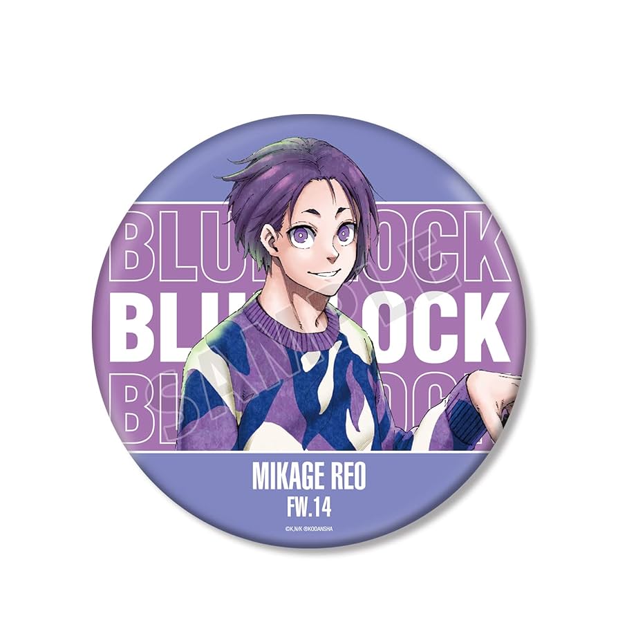 未使用】ブルーロック 御影 玲王 レオ 缶バッジ ツタヤ 原作【匿名配送