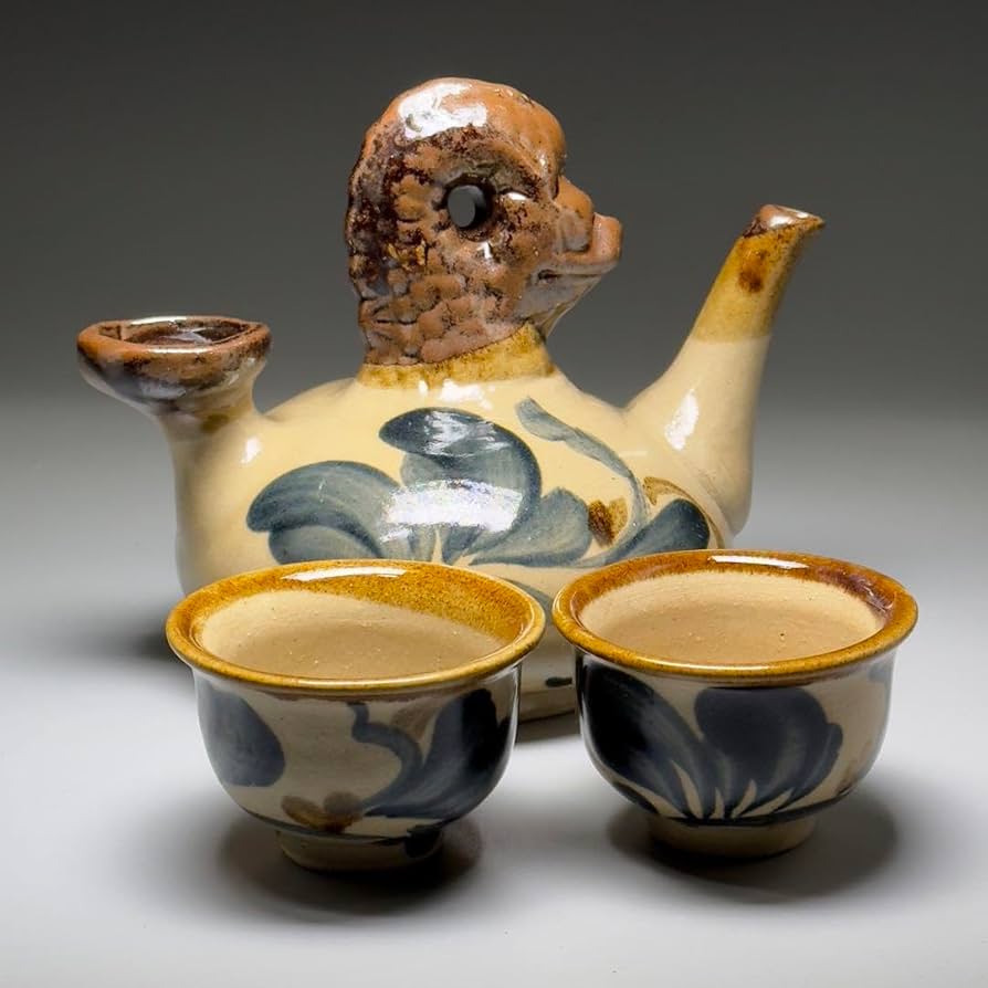 Amazon.co.jp: 朝日陶器作 末吉窯 壺屋焼 龍頭一口 カラカラ 箱付