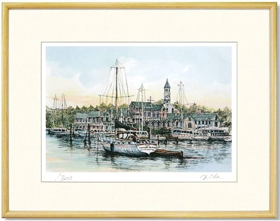 Amazon｜織田義郎 ニューポートIII ナチュラル エッチング＋手彩色