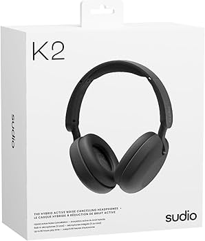 Amazon.co.jp: SUDIO K2 (ブラック) ワイヤレスヘッドホン (Bluetooth5