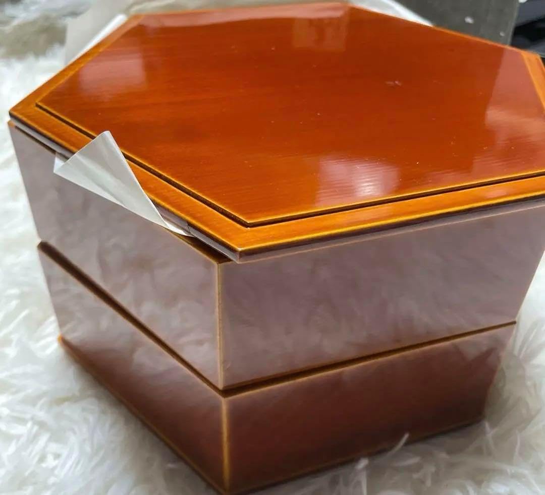 春慶 六角二段重 春慶六角二段重