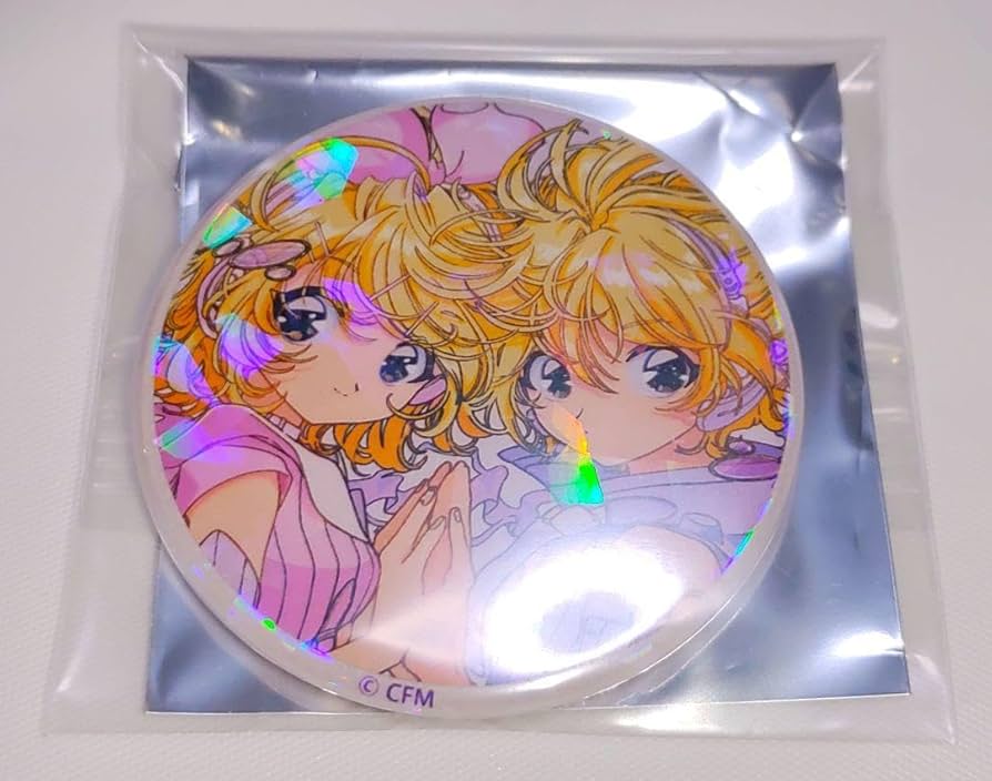 鏡音リン comet 天使 缶バッジ 初音ミク鏡音リンレンcomet 天使缶