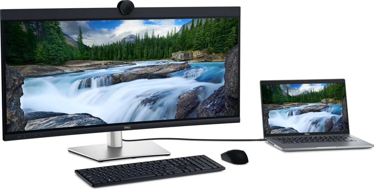 Amazon.co.jp: Dell P3424WEB 34.14インチ ビデオ会議用曲面 USB-C