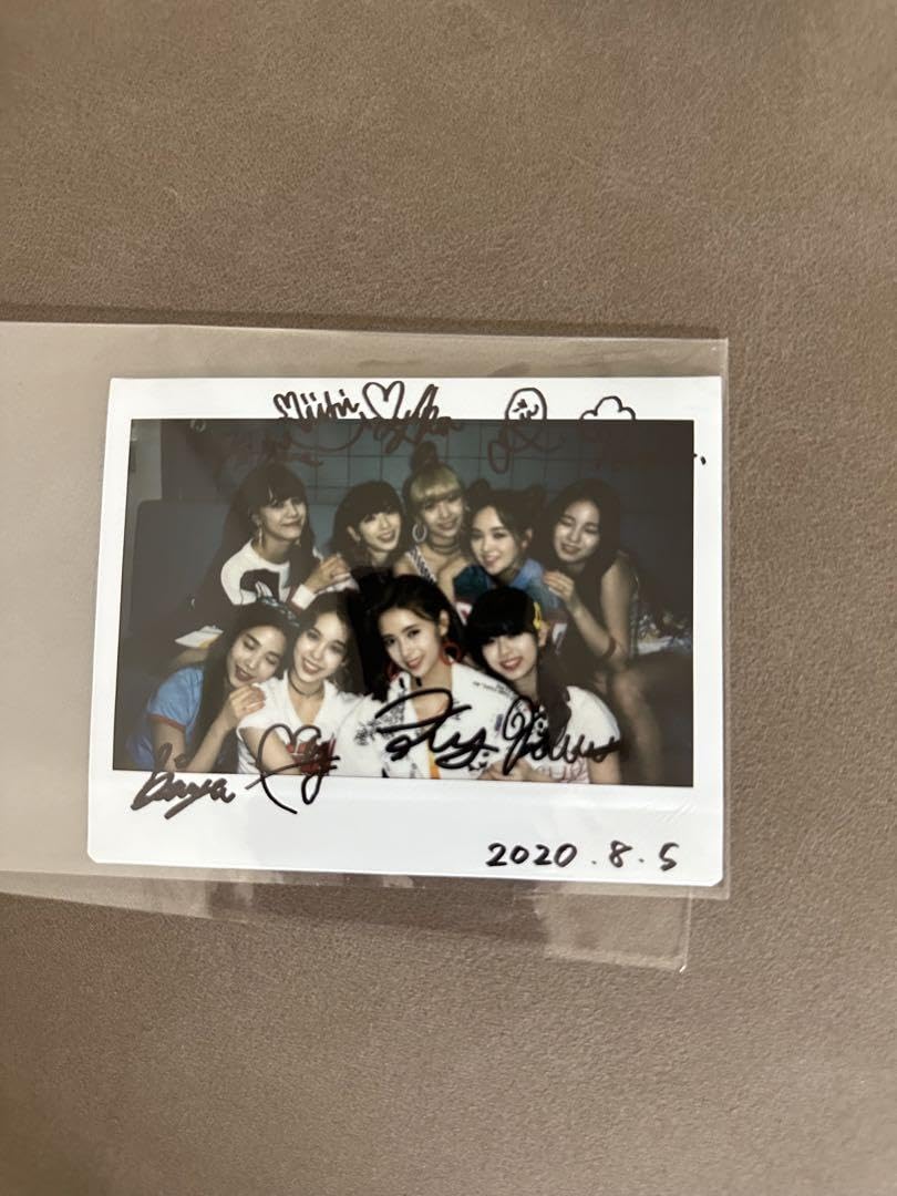 NiziU RIMA 直筆サイン チェキ Bluemoon NiziU RIMA 直筆サイン チェキ