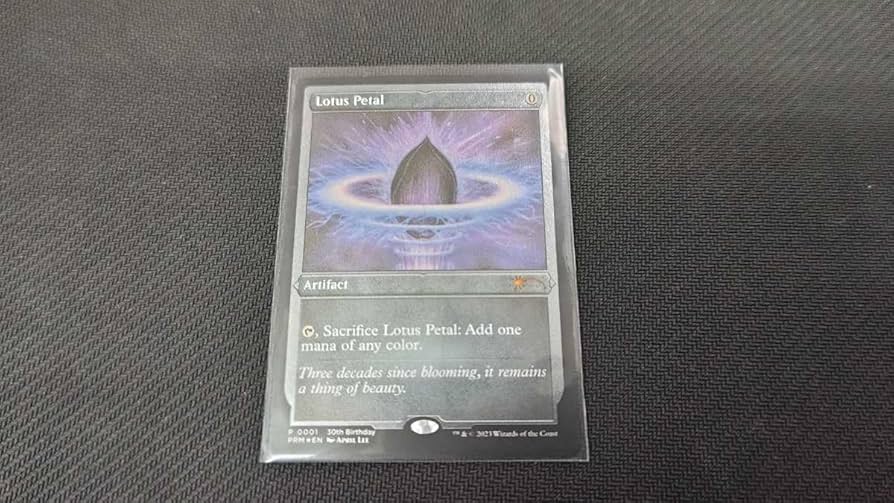 MTG 水蓮の花びら Lotus Petal TMP ① 英語版 4枚分 【公式通販】