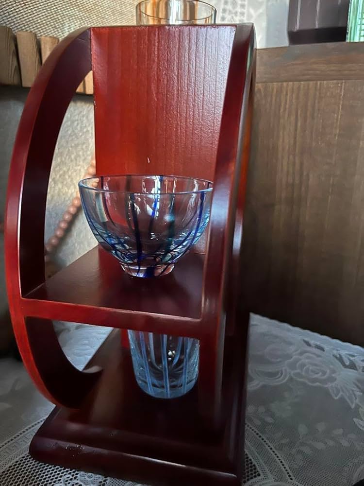 茶碗・ぐい呑・お猪口】ガラス飾りケース＋20点セット 茶碗・ぐい呑