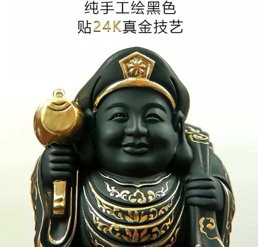 Amazon.co.jp: NOBONU仏像 開運招福七福神 大黒天 (高さ6cm×巾3.5cm