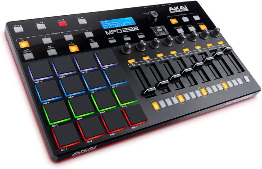 Amazon.co.jp: Akai Professional USB MIDIコントローラー 16パッド 8