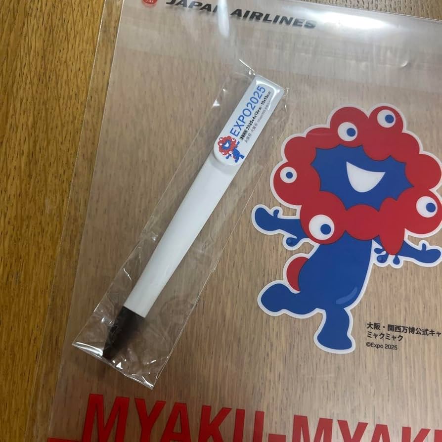 ミャクミャクグッズ詰め合わせ ボールペン、菓子入りストラップなど5