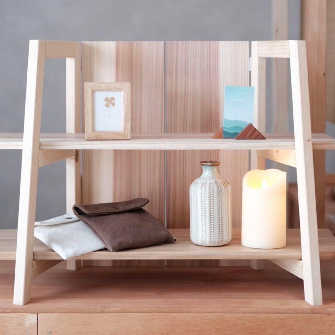 イベント什器 軽量 2段 マルシェ ディスプレイ 折りたたみ イベント