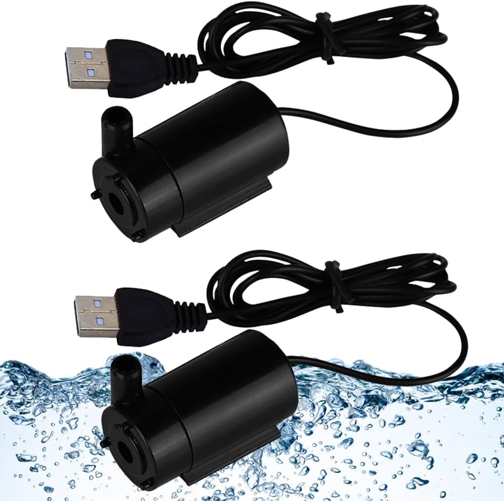 Amazon.co.jp: TBDBNR 水中ポンプ ミニウォーターポンプ 2個入り USB