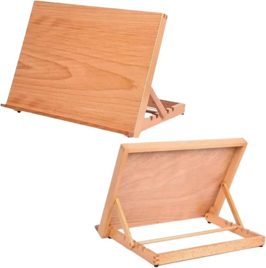 Amazon | 木製 A2 a3 デスクトップ描画スタンド、製図板, 調節可能な