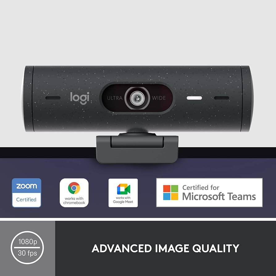 Amazon.com: Logitech Brio 500 Full HD Webcam with Auto Light