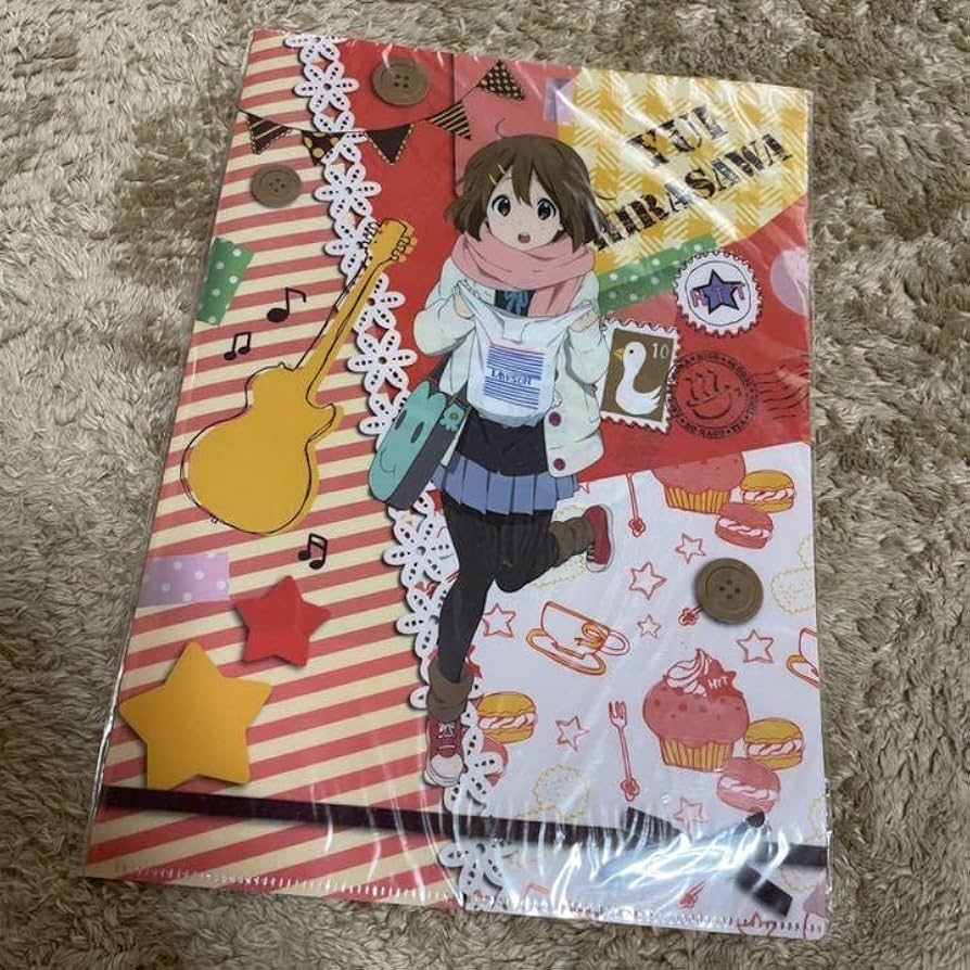 けいおん k-on クリアファイル グッズ ローソン けいおんk-on クリア
