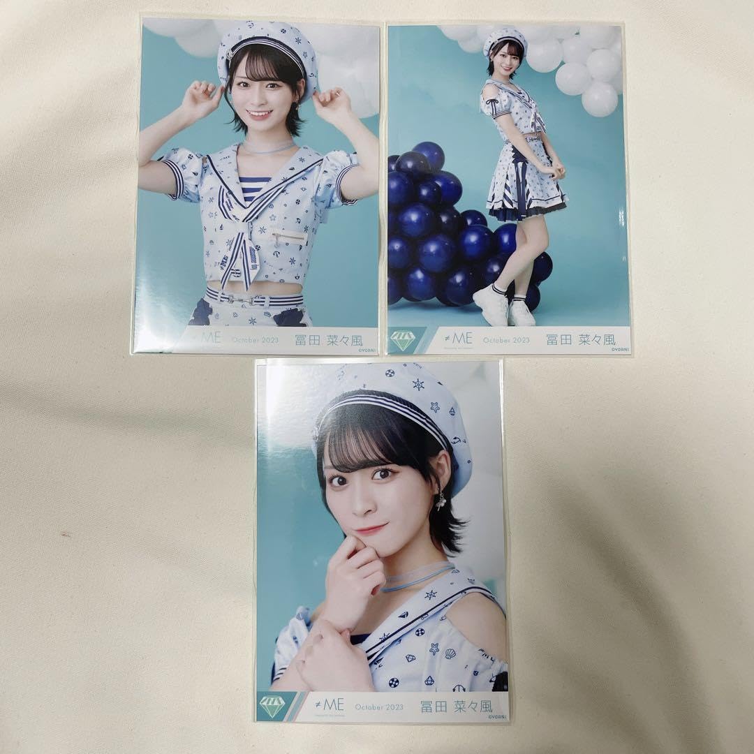 冨田奈々未 ≠ME ダイナー衣装生写真の直筆のヨリ ノイミー 冨田菜々