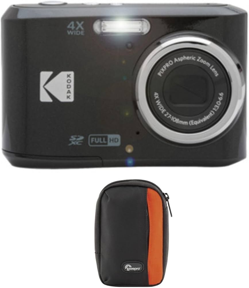 Amazon.com : Kodak PIXPRO FZ45 16 MP Digital Camera (Black) Bundle