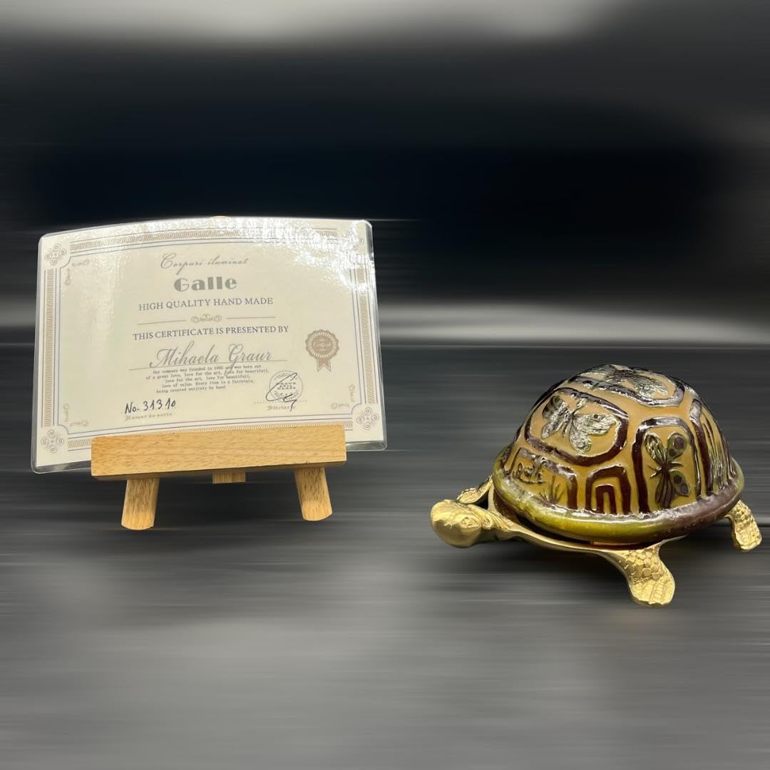 証明書付】高さ14cm 幅8cm エミールガレ ランプ カメオ彫 証明書付】高