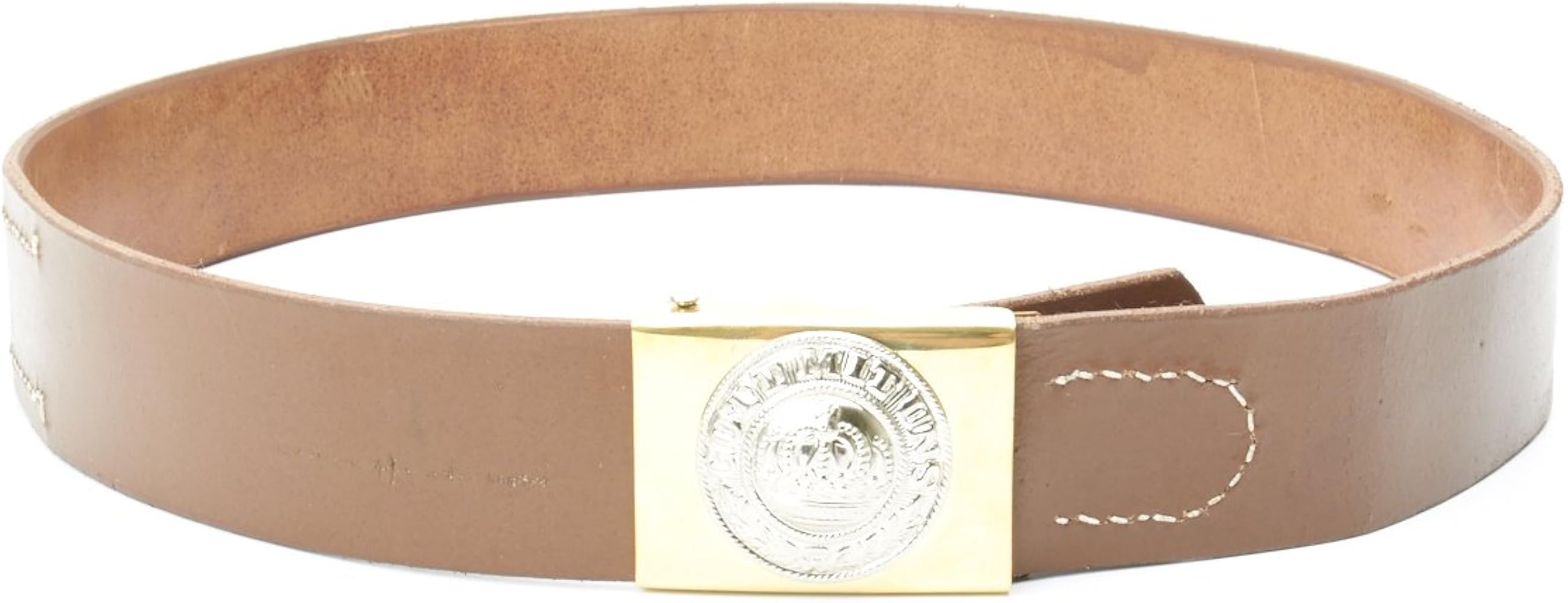 Amazon.co.jp: ドイツ第一次世界大戦 ブラウンレザーベルト プロシアン