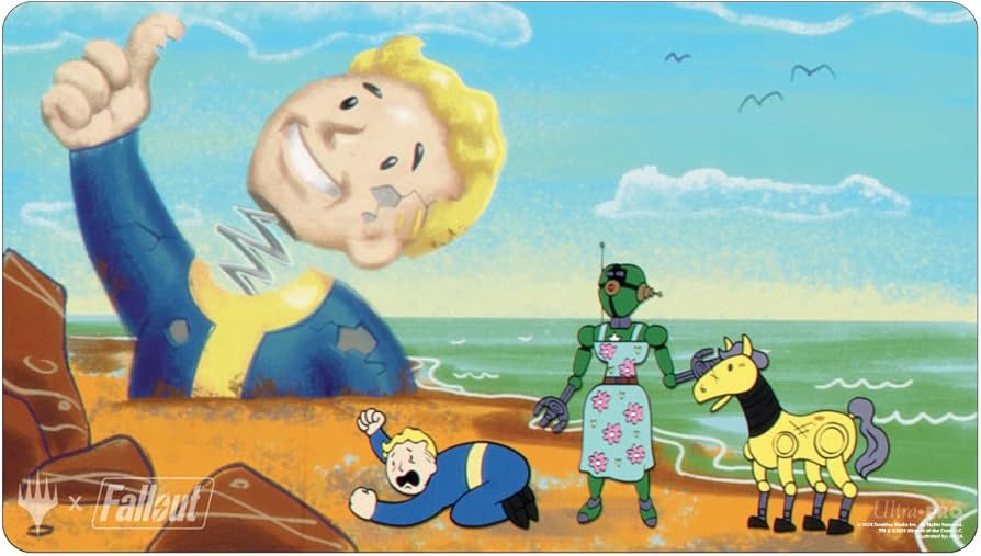 Amazon | Ultra PRO - フォールアウトプレイマット - 戦争の荒廃