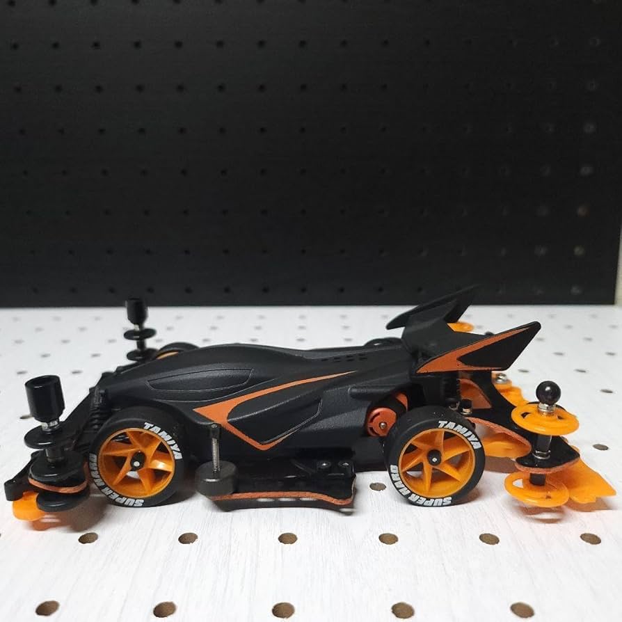 Amazon | ミニ四駆 完成マシン VZ デュアルリッジ 黒 オレンジ 正規品