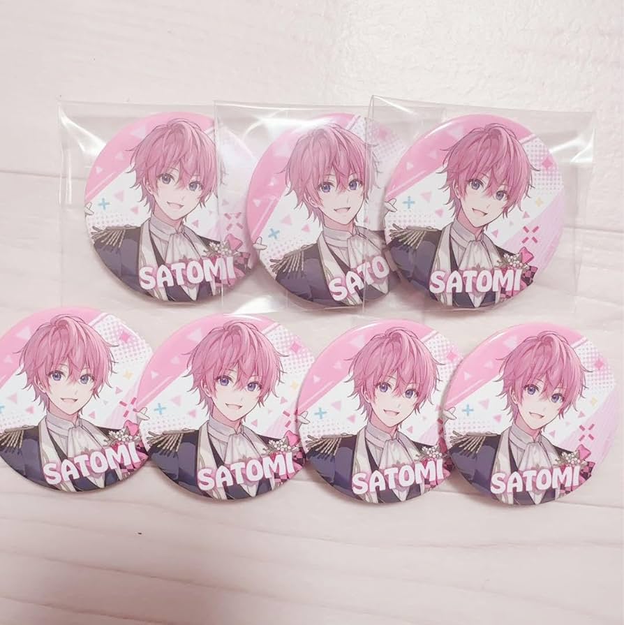 さとみくん 2021Spring 等身 缶バッジ 49個 すとぷり さとみ 缶バッチ