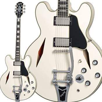 Amazon | Epiphone Shinichi Ubukata ES-355 Ver.02 Classic White