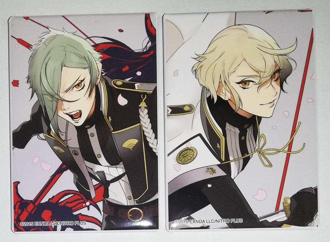 Amazon.co.jp: 刀剣乱舞 とうらぶ 髭切 膝丸 スクエア缶バッジ セット