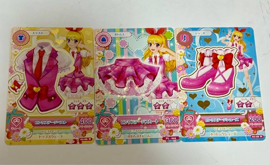 アイカツ ピンクステージコーデ のれんシステム付属 アクリル アイカツ