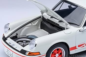 ポルシェ 911 カレラ ホワイト 1/18 オートアート 一部欠けあり