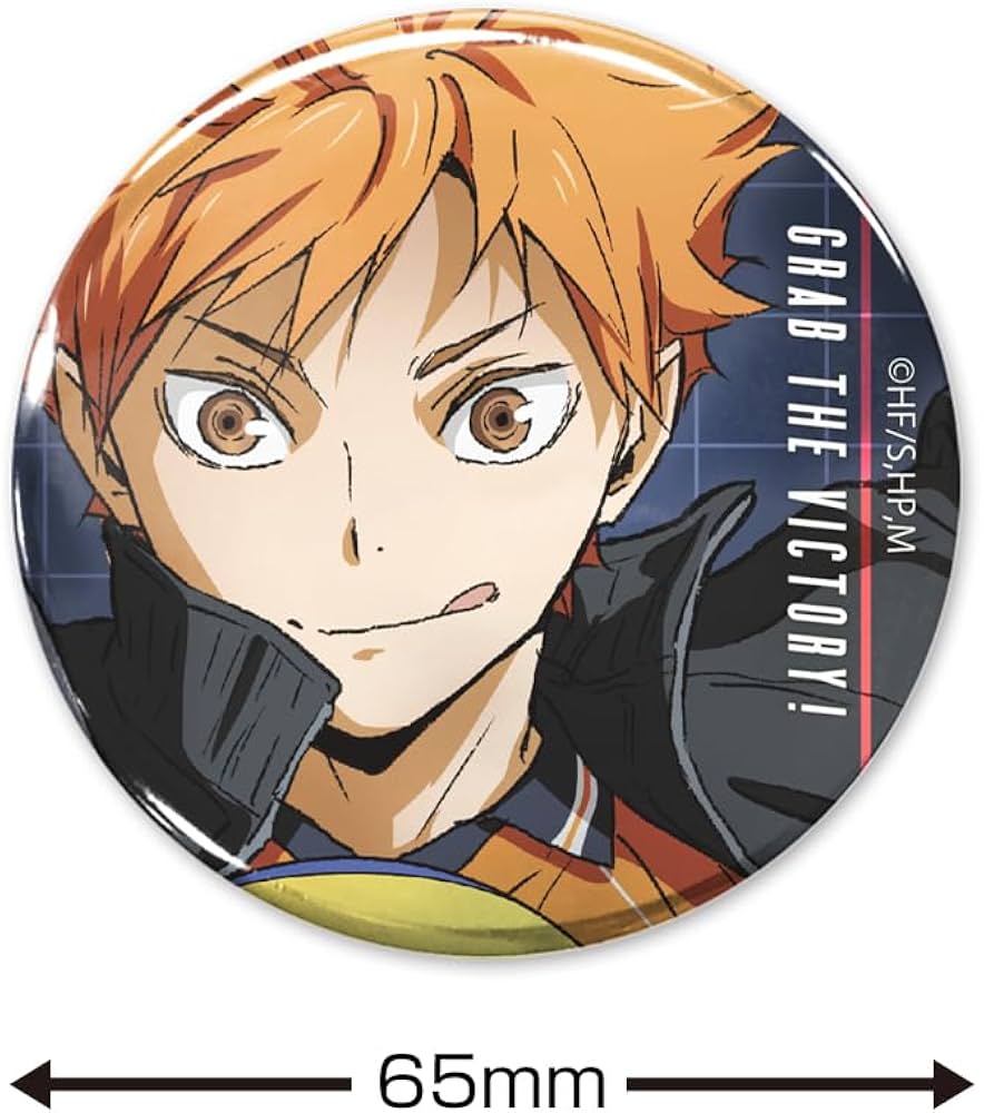 ハイキュー!!×WEGO 日向翔陽 缶バッジ 2個セット ハイキュー！！日向翔