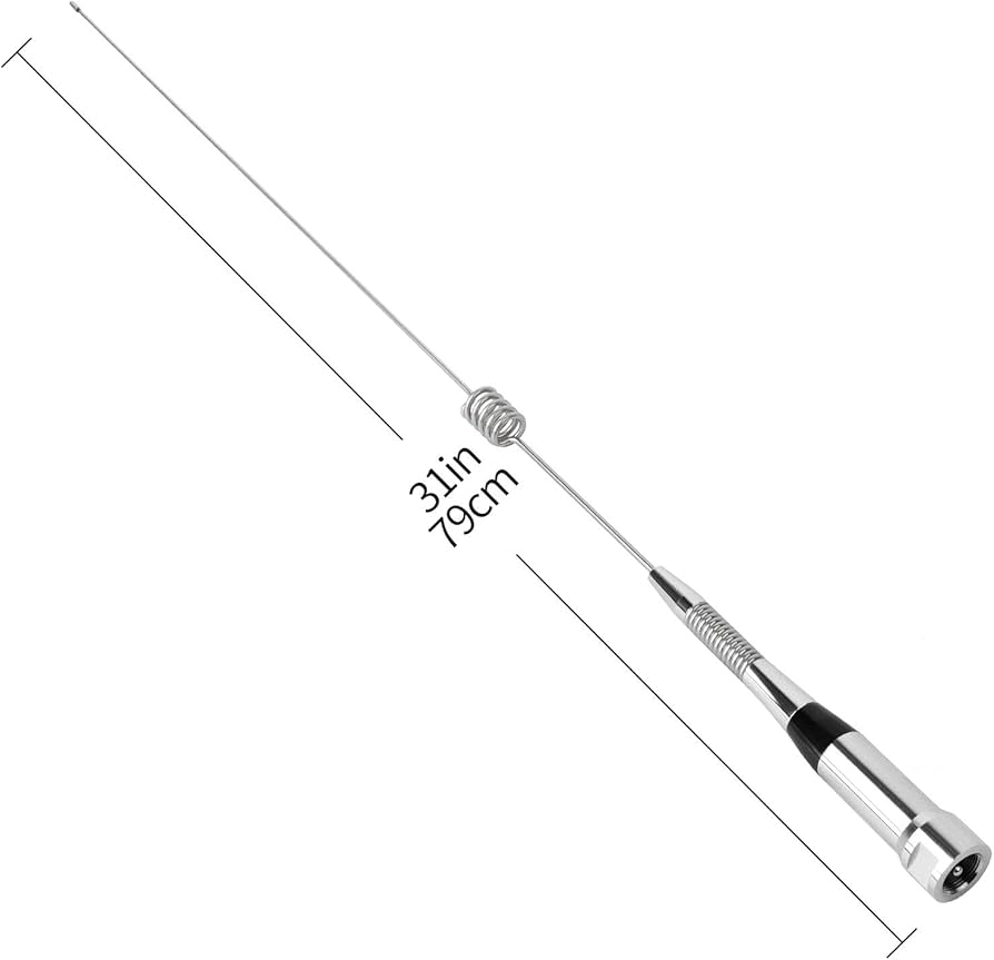 Amazon | YNIBST 144/430MHz帯 高利得 2バンド モービルアンテナ MP型