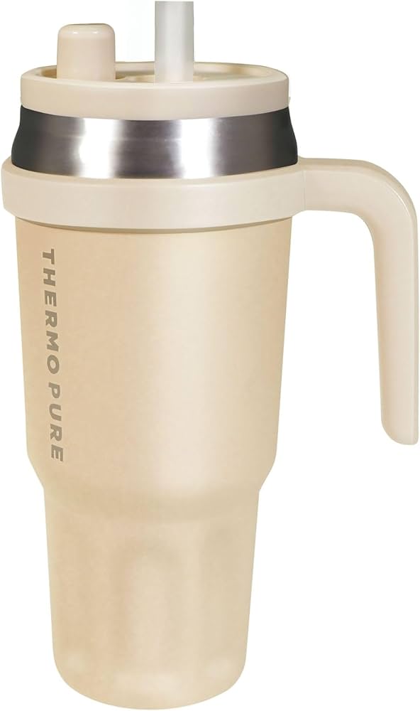 Amazon｜HAC 真空断熱 タンブラー サーモピュア ベージュ W13×D10