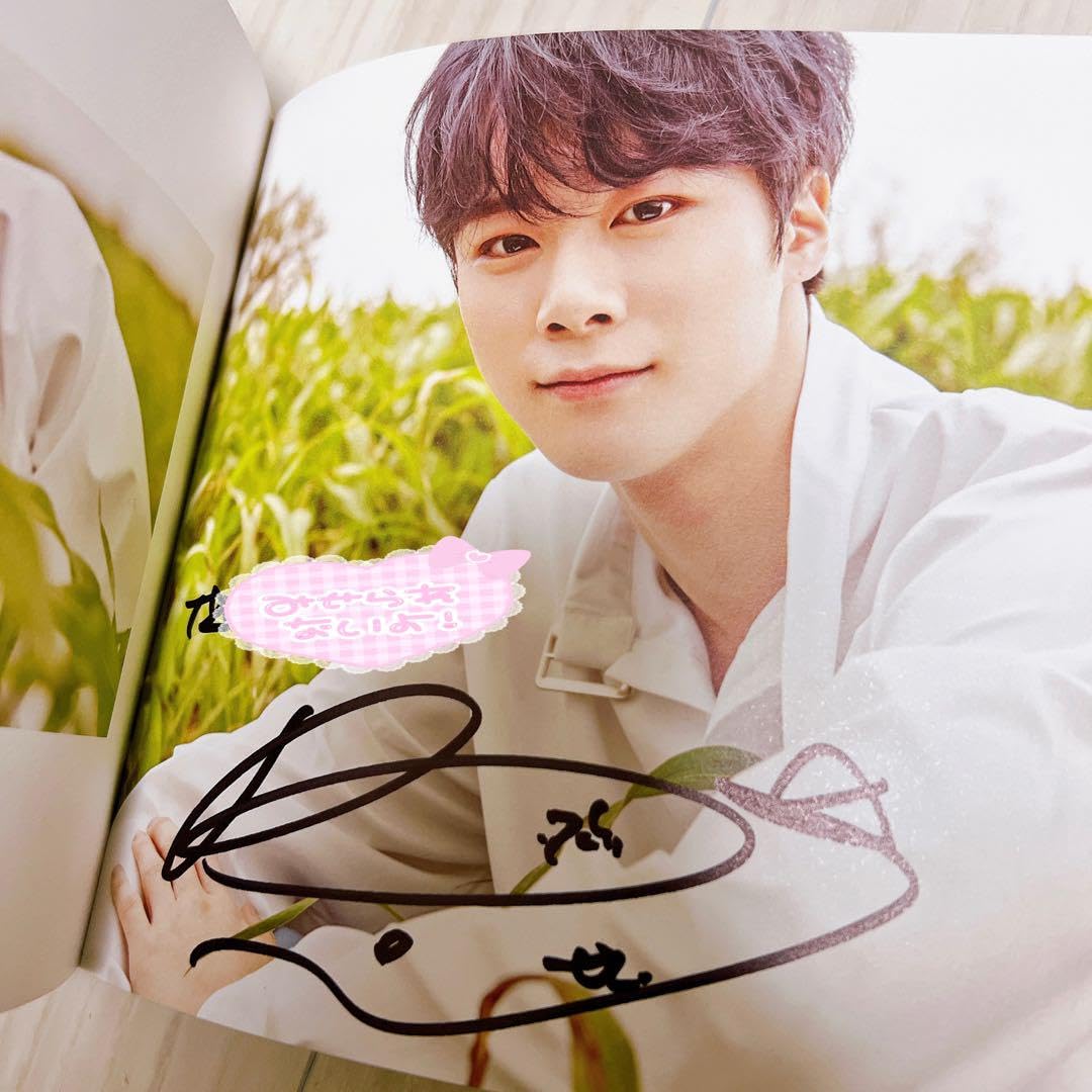 ASTRO 大判フォト 公式グッズ All Ligjt チャウヌ 直筆サイン ASTRO