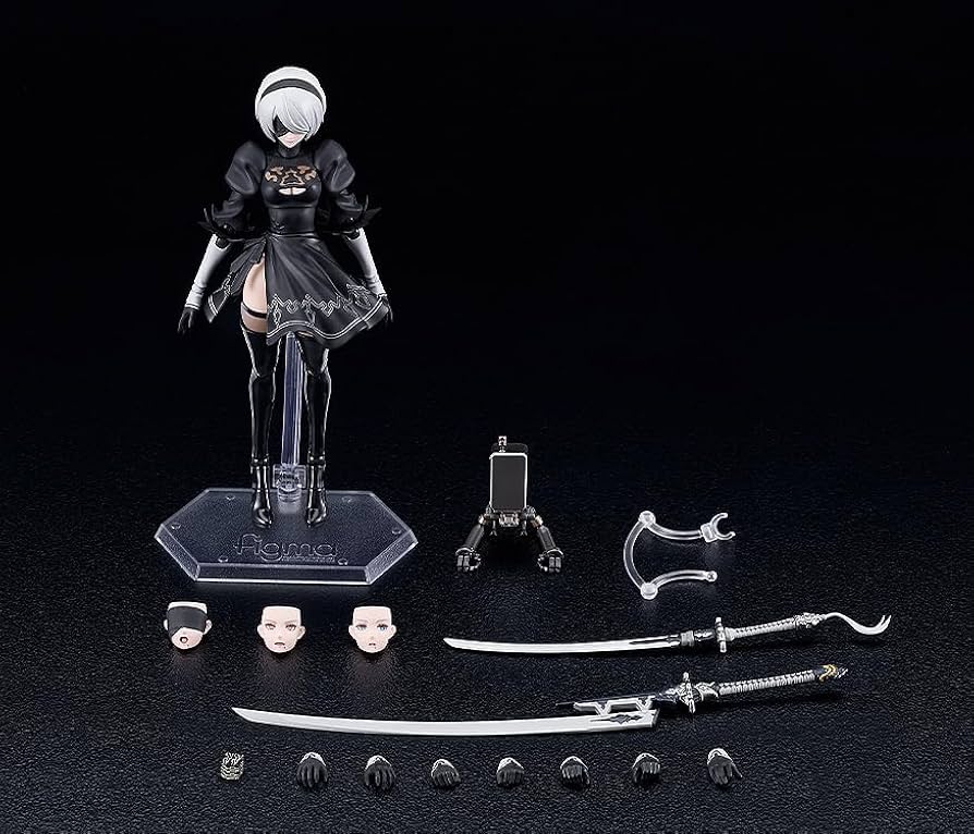 Amazon | figma NieR Automata Ver1.1a 2B [ヨルハ二号B型] ノン