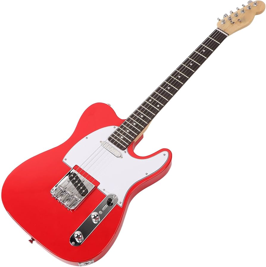 Amazon | エレキギター、ST (赤) | エレキギター | 楽器・音響機器