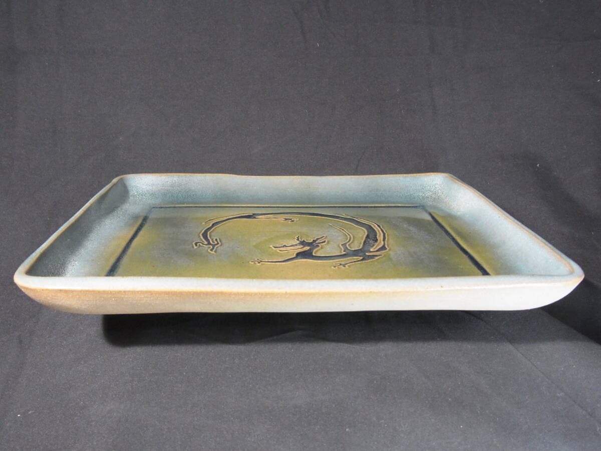 能穴焼 林茂松作 辰 香合 無傷 共箱 古物。 【公式通販】