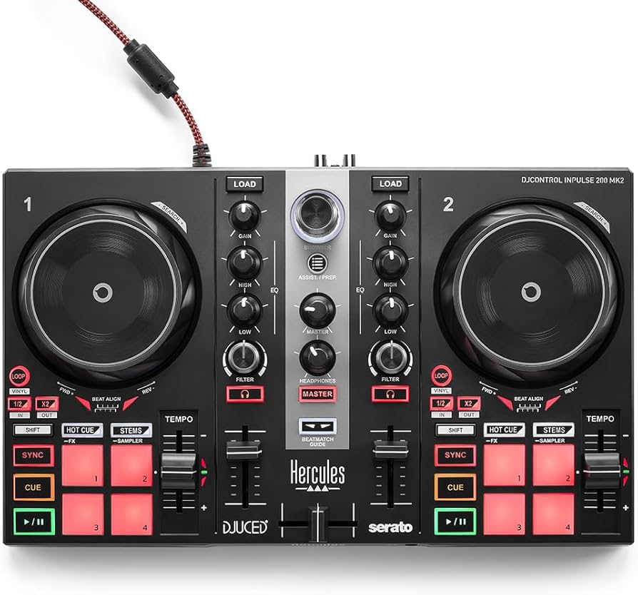 Amazon.com: Hercules DJControl Inpulse 200 MK2 — Ideal DJ