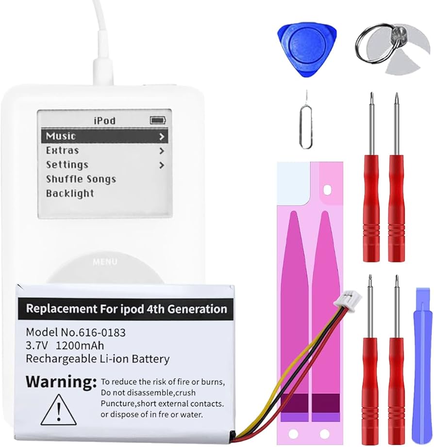 Amazon.com: Abtter for iPod Classic 4th Generation Battery