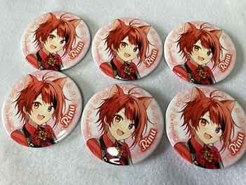 ♩】莉犬くん 9周年 缶バッジ デフォ 60点 すとぷり 9th Anniversary