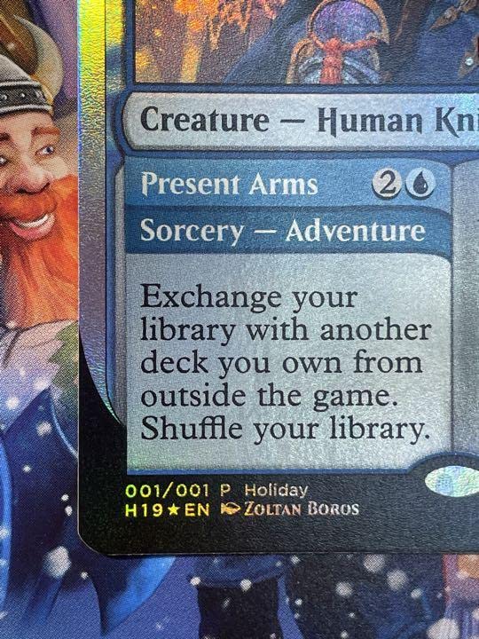 Decorated Knight ホリデープロモ 銀枠 英語foil Decorated Knight