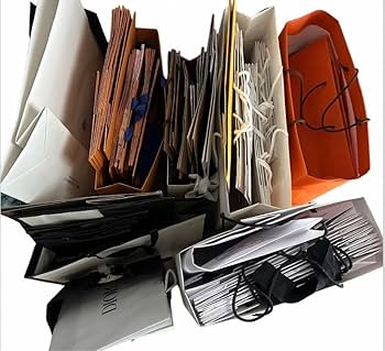 Amazon.co.jp: 合計99枚 ハイブランド ショッパー 紙袋 まとめ売り