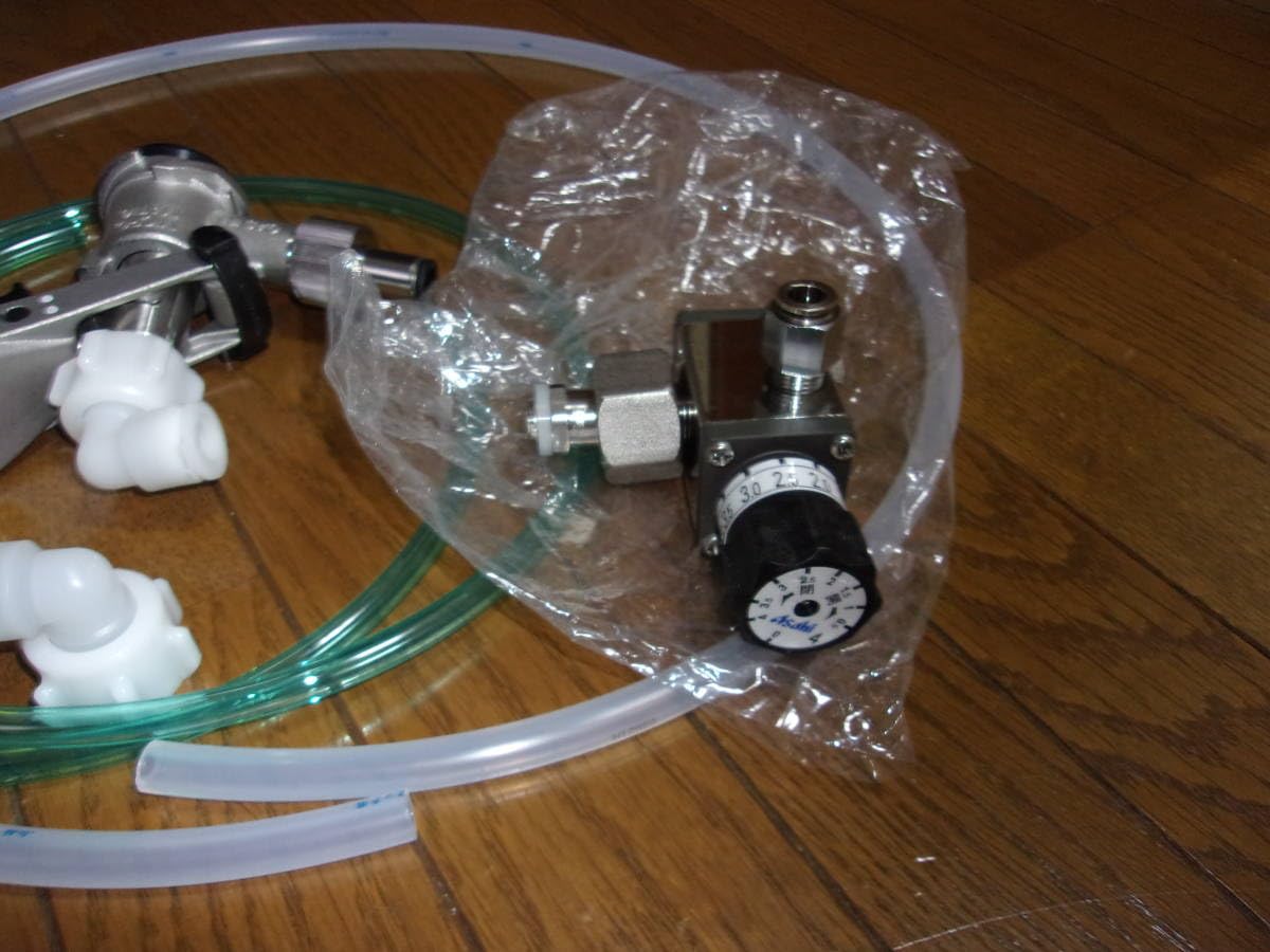 ビールサーバー用、アサヒダブル減圧弁、アサヒ樽ハイヘッド（新品未