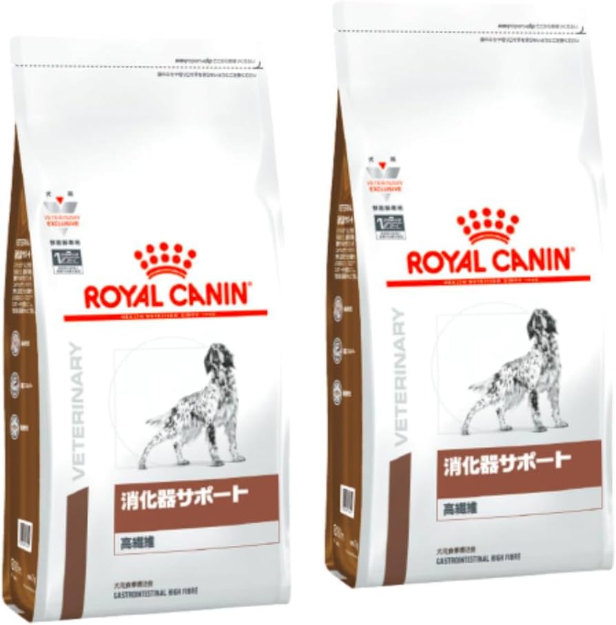 Amazon.co.jp: ロイヤルカナン 犬用 消化器サポート 高繊維 ドライ 8kg