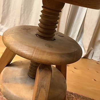 Amazon｜ヴィンテージ アトリエスツール フランス アンティーク 回転