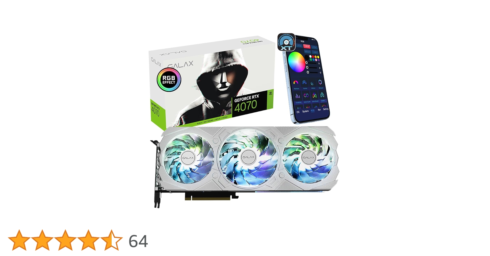 グラフィックボード・グラボ・ビデオカード RTX 4070 EX Gamer White